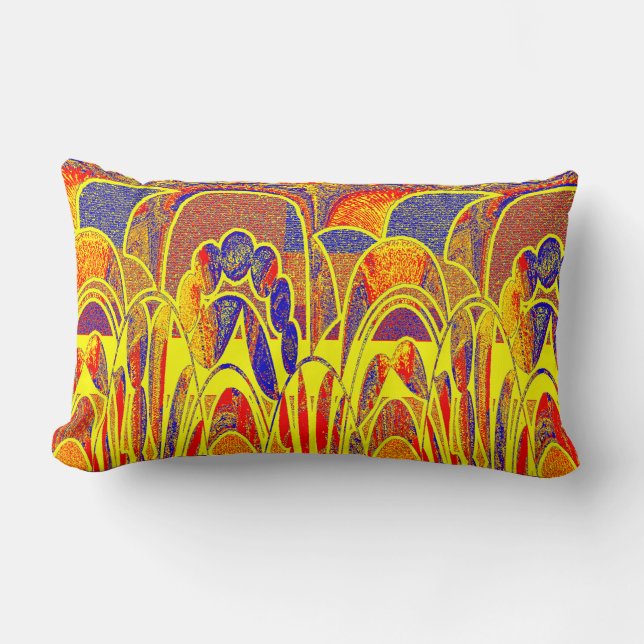 Redman4u2 Geometric Graphic Motif–2026 Trend  Lumbarkudde (Framsida)