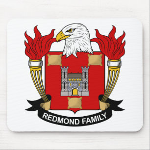 Redmond familjvapensköld musmatta
