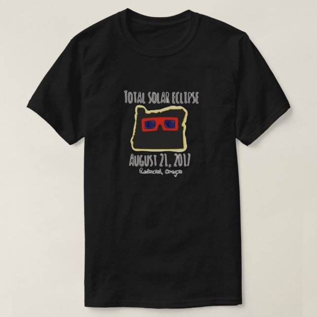 Redmond Oregon förmörkelseskjorta 2017 Tee (Design framsida)