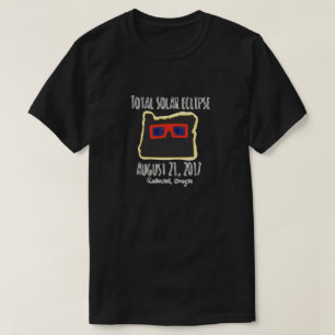Redmond Oregon förmörkelseskjorta 2017 Tee Shirt