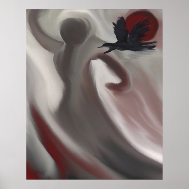 RedMoon-varning Poster (Framsidan)