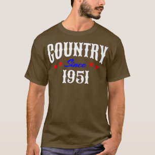 Rednacke 71-årsjubileum 1951 Land Music 71s T Shirt