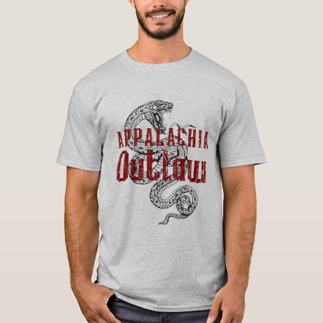 Rednacke Appalachia Outlaw T Shirt (Framsida)