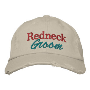 Rednacken Bröllop - Groom by SRF Broderad Keps