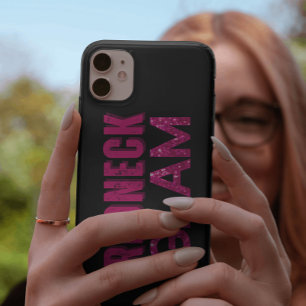 Rednackglam Rosa Glitter på Black