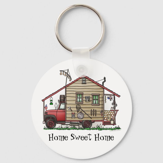 Rednacks Hillbilly Camper Keychains Nyckelring (Framsida)