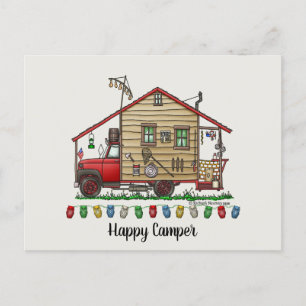 Rednacks Hillbilly Camper Keychains Vykort