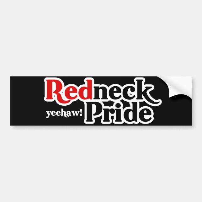 Rednacks Pride Yeehaw Parody Bildekal (Framsidan)