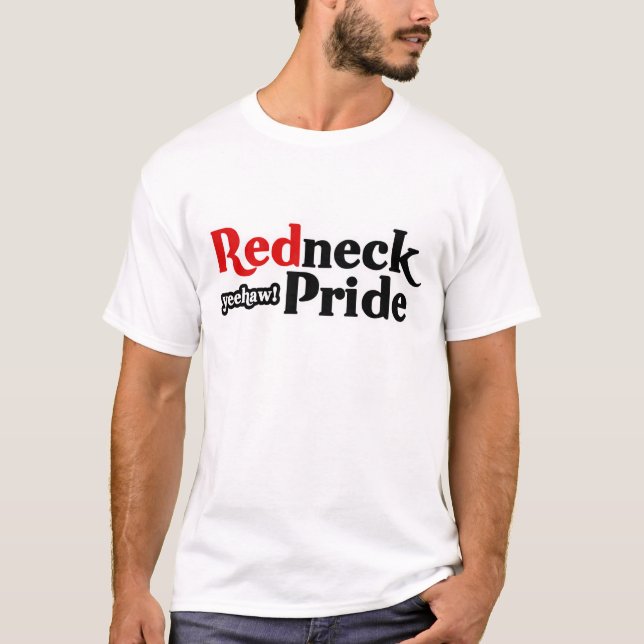 Rednacks Pride Yeehaw Parody Tee Shirt (Framsida)