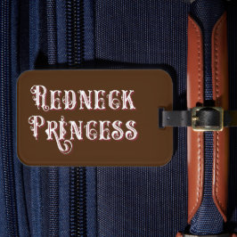 Rednacks Princess Finare Text Bagagebricka