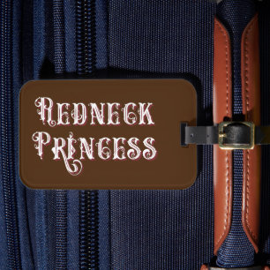 Rednacks Princess Finare Text Bagagebricka