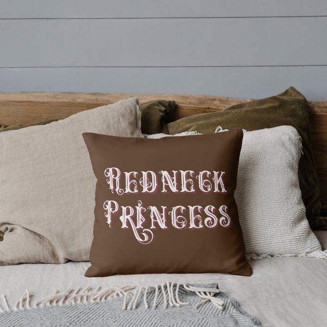Rednacks Princess Finare Text Kudde (Skapare uppladdad)