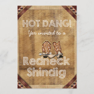 Redneck-fest-inbjudningar Inbjudningar