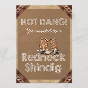 Redneck-fest-inbjudningar Inbjudningar