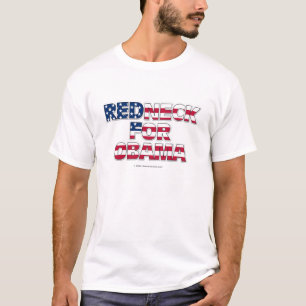 Redneck för den Obama T-tröja Tee Shirt