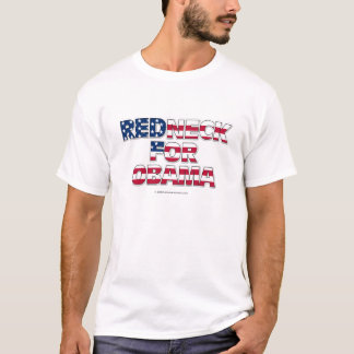 Redneck för den Obama T-tröja Tee Shirt