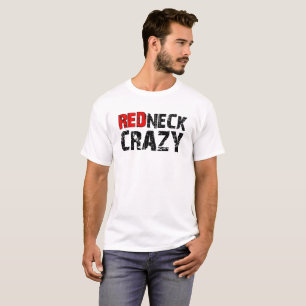 Redneck Galet Rolig T-shirt vit