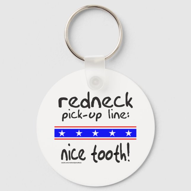 REDNECK PLOCKA-UP RAD NICE TOOTH T-SHIRTS NYCKELRING (Framsida)