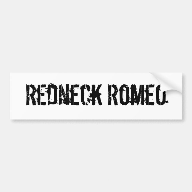 Redneck Romeo Bildekal (Framsidan)