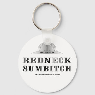 Redneck Sumbitch Keychain, Nyckelring