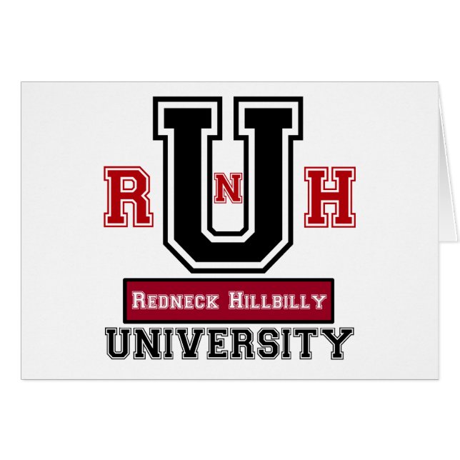 Redneckbondlurk Hälsningskort (Framsidan Horizontal)