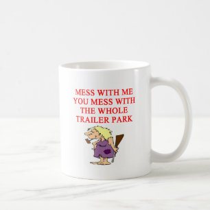redneckbondlurkskämt kaffemugg