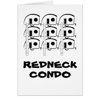 REDNECKCONDOkort Hälsningskort