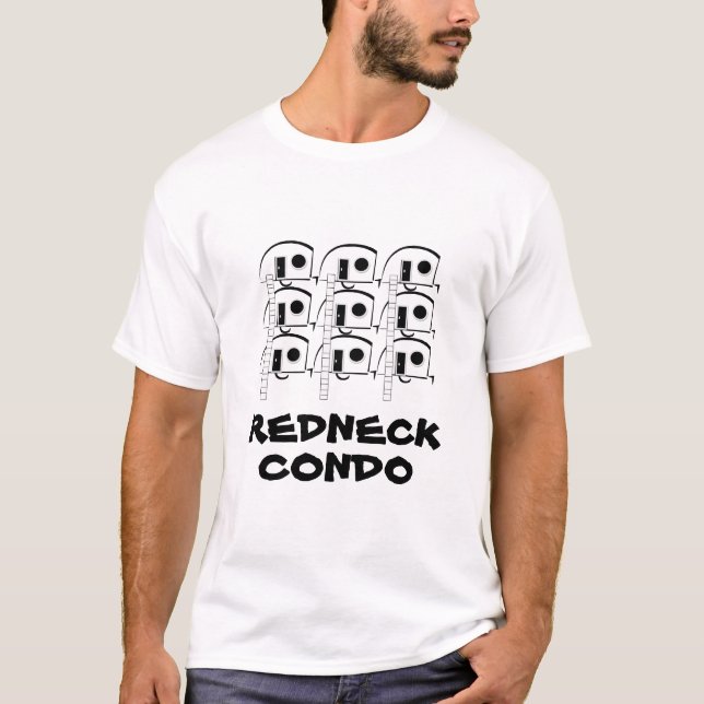 REDNECKCONDOt-skjorta T Shirt (Framsida)