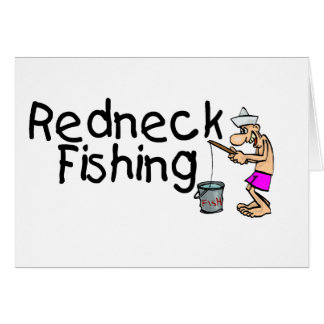 Redneckfiske Hälsningskort