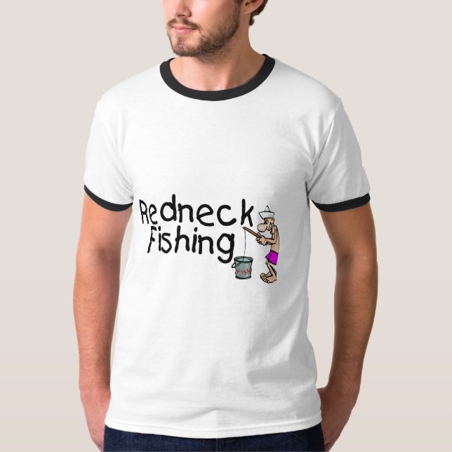 Redneckfiske T-shirt (Framsida)