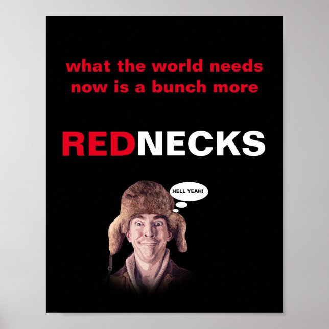 Rednecks helvetet. poster (Framsidan)