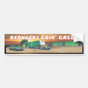 rednecksgoingrönt bildekal
