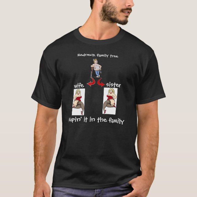 Redneckstamträdutslagsplats T Shirt (Framsida)