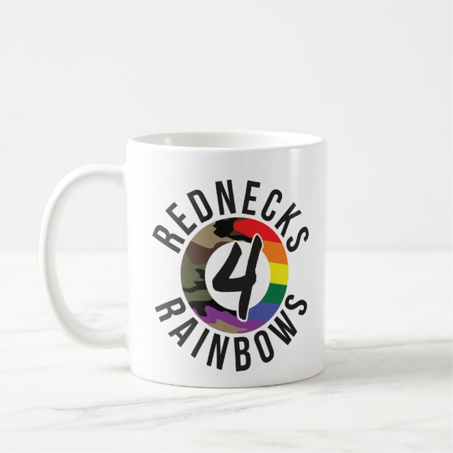Rednekingar 4 Rainbows Kaffemugg (Vänster)