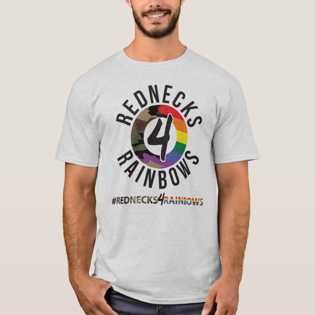 Rednekingar 4 Rainbows T Shirt (Framsida)