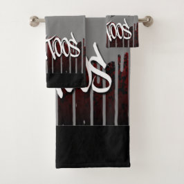 Redo 4 Tattoos Towel-uppsättning med 3