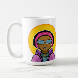 Redo att åka skidor kaffemugg