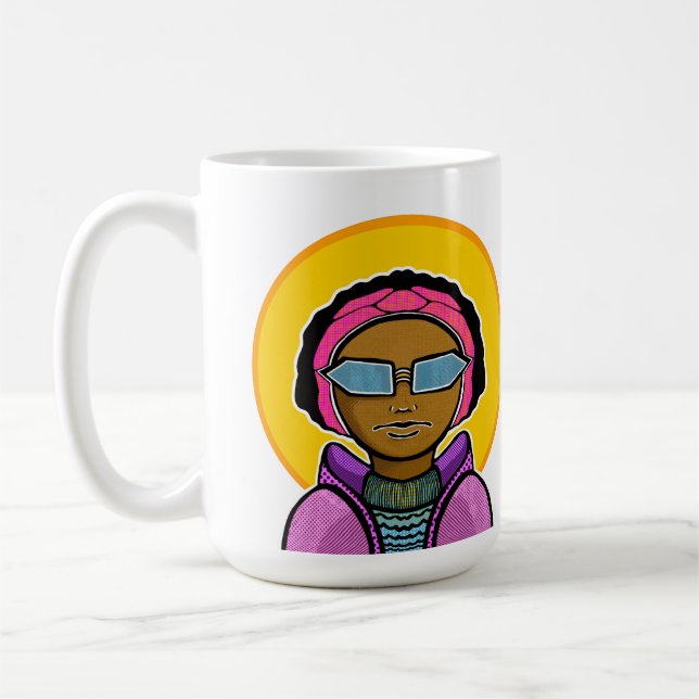 Redo att åka skidor kaffemugg (Vänster)
