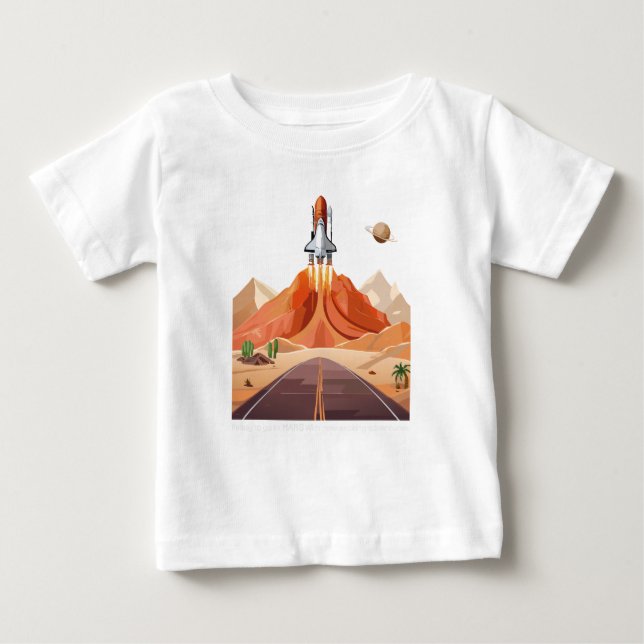 Redo att åka till Mars T Shirt (Framsida)