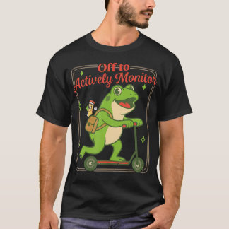 Redo att aktivt övervaka grodtestdagens testdag t shirt