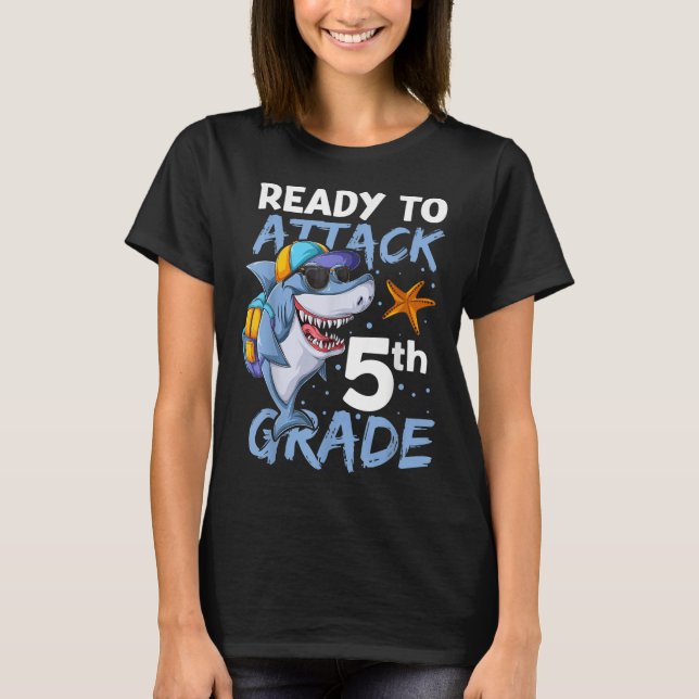 Redo att attackera 5:e klass kläder, Tillbaka till T Shirt (Framsida)