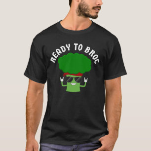 Redo att Broc Rocker Broccoli Puns T Shirt