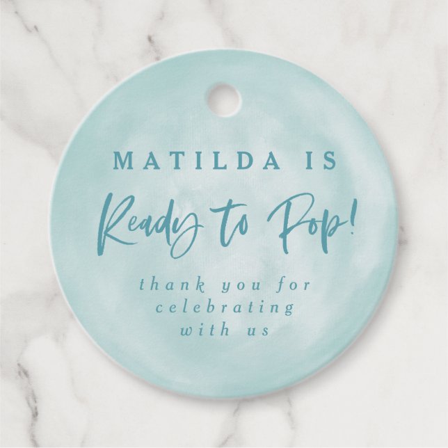 Redo att dyka upp! gåvor etiketter (Framsida)