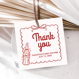 Redo att explodera Sodis baby shower Gåvor Etiketter