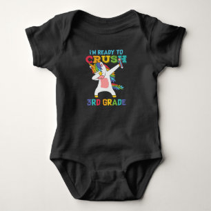 Redo att Krossa 3:e Klass Söt Enhörning Skolbarn T Shirt