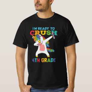 Redo att Krossa 4:e Klass Enhörning Tillbaka till T Shirt