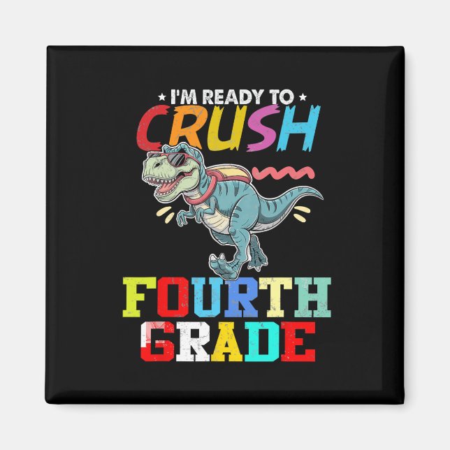 Redo att krossa fjärde klass första dagen förskola magnet (Framsidan)