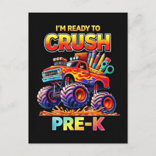 Redo att Krossa Förskola Monstertruck Tillbaka til Vykort