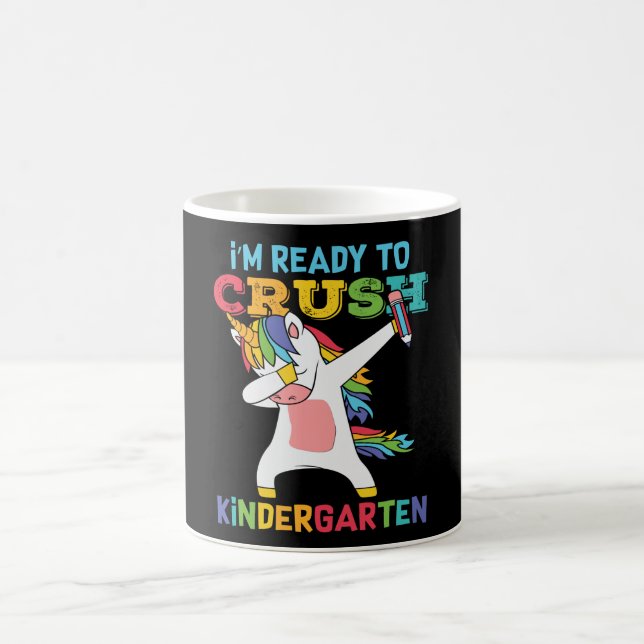 Redo att Krossa Förskole Enhörning Skola  Kaffemugg (Center)