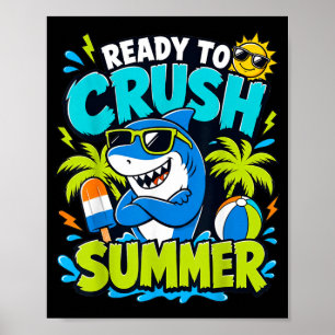 Redo att Krossa Sommar Kids 2026 Haj Pojkar Poster